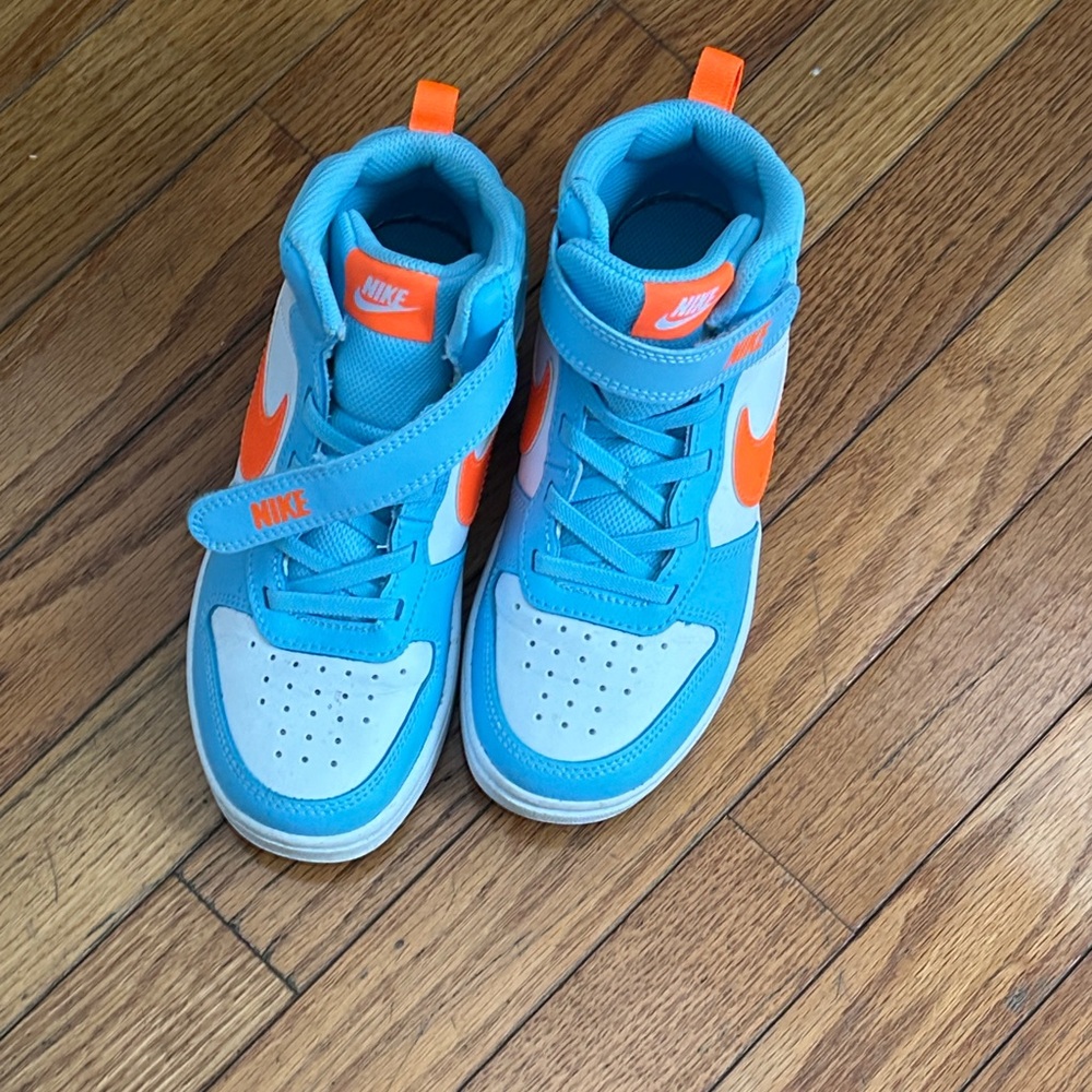 Nike Kids Sneakers - Bright Blue and Orange